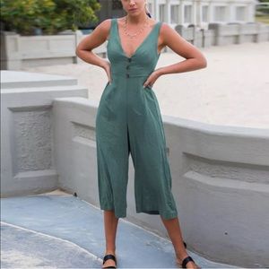 diviine Pants - Wide leg blue gray jumpsuit diviine Pants - Wide leg blue gray jumpsuit